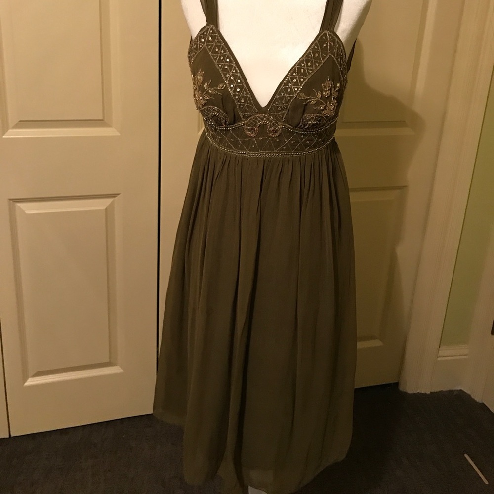 ABS chiffon cocktail dress